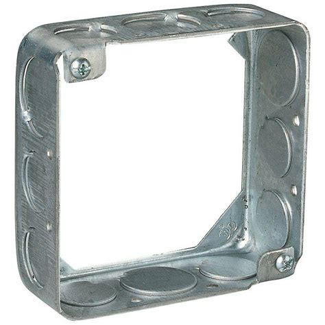 metal box extension ring|electrical box extender 4 gang.